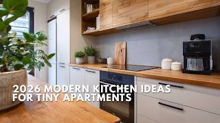 2026 Modern Kitchen Ideas for Tiny Apartments That Maximize Every Inch