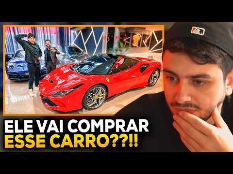 ESSA FERRARI É MEU SONHO TAMBEM 😭 FERRARI F8 TRIBUTO - GABE REAGE