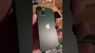 iPhone 13 Green и антигравийная пленка