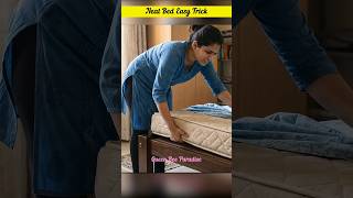🛌 Neat bed in seconds - Easy Bedsheet Tucking Trick with Time-Saving Tucker Tool