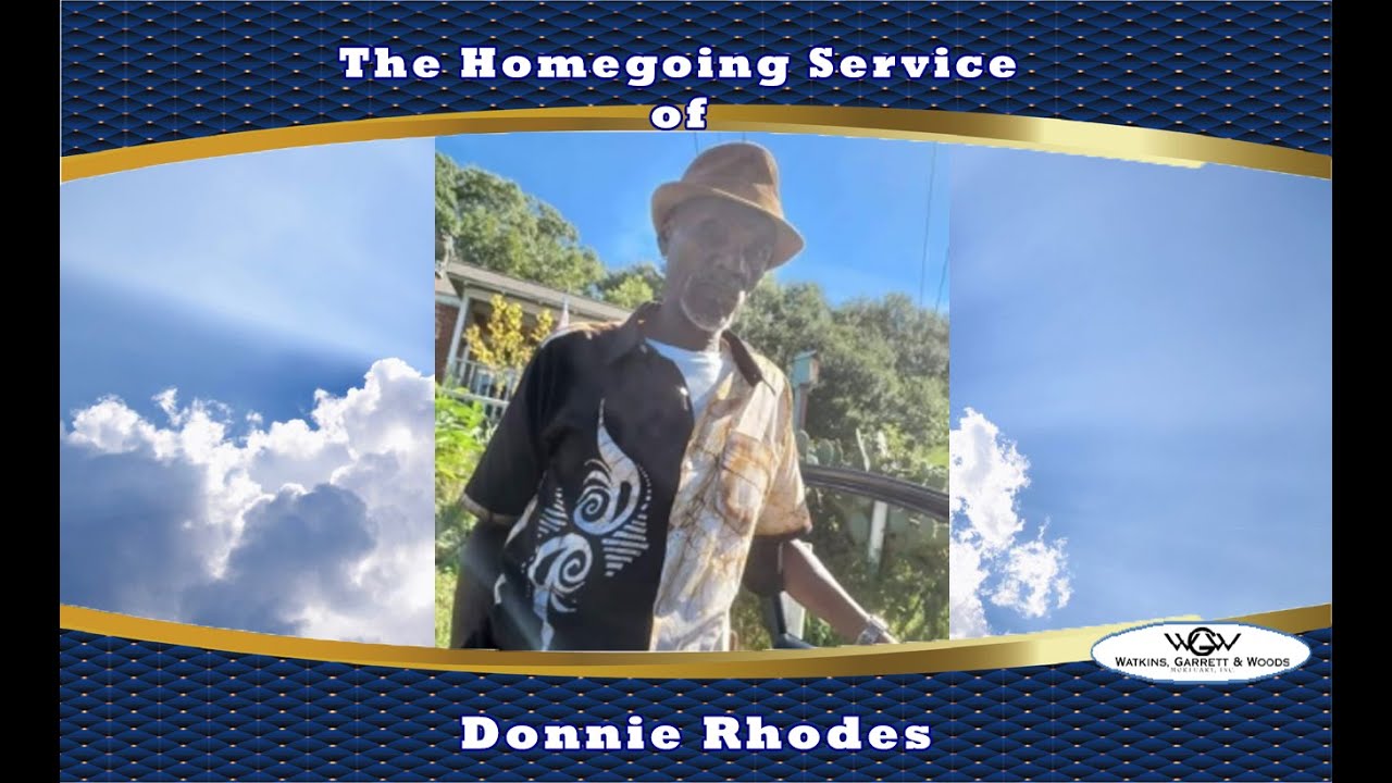 The Homegoing Service of Donnie Rhodes
