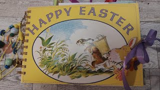Finished Flip Through of Happy Easter Junk Journal #journal #easter #spring SOLD T/Y