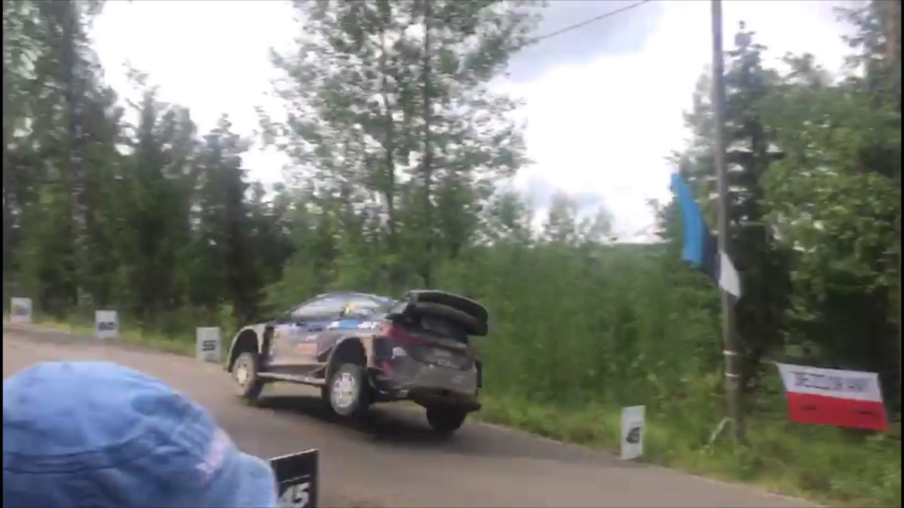 Ott Tänak Huge 50m jump Ouninpohja!!