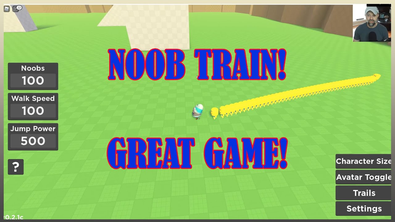 NOOB TRAIN is such a fun game! YouTube