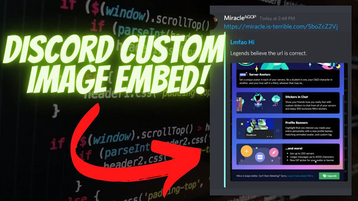 Discord Custom Image Embed | Create Cool Looking Embed for your Screenshots | Join discord for files