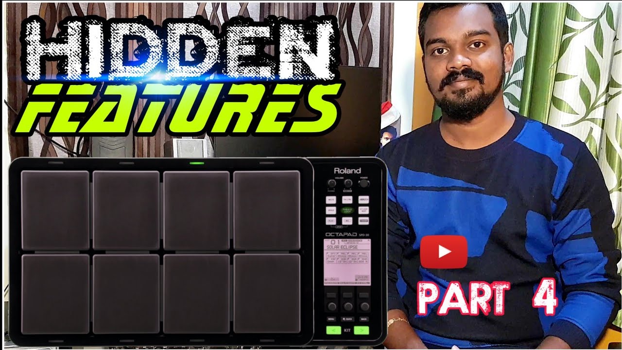 Hidden Features | Roland SPD 30 | settings | part 4 | Yamaha & Roland Octapad Training
