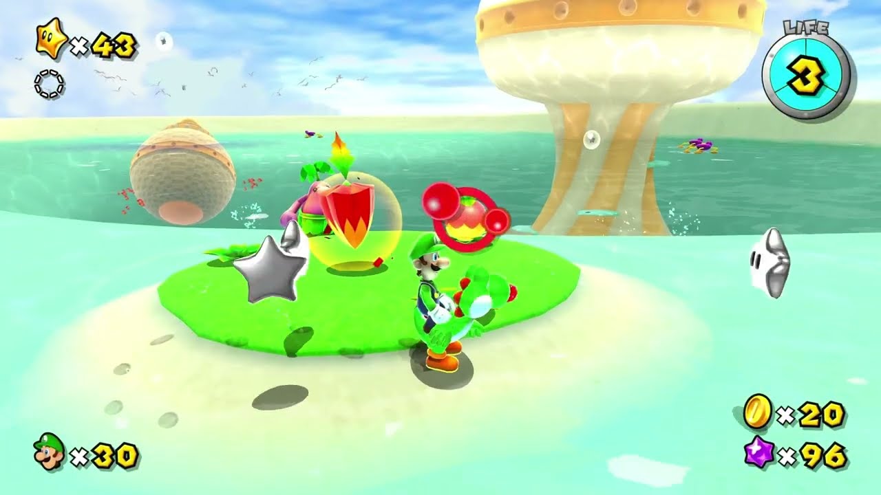 Swimming under the sea | Super Mario Galaxy 2 Part 12