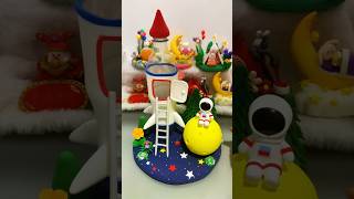 DIY Space Rocket Model 🌙 | Cute Astronaut &amp; Moon Scene
