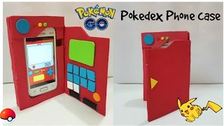 DIY pokemon go Phone case/DIY Pokedex phone case/ cardboard Phone case