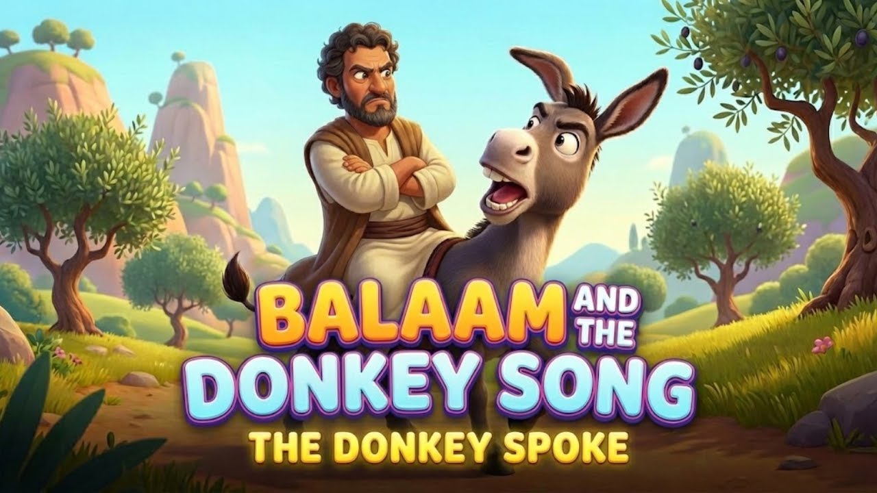 Balaam and The Donkey | Kids Bible Song | Kids Worship TV 