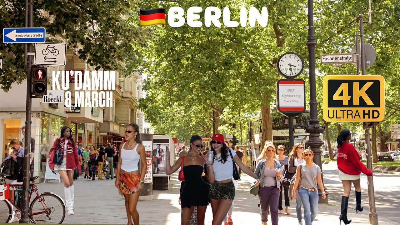 BERLIN GERMANY| PEOPLE CELEBRATING 8 MARCH IN BAR/RESTAURANTS| BERLIN’S FASHION | 4K – HDR – 60FPS|