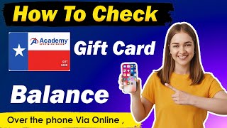 How to check academy gift card balance | How to Check Academy Sports + Outdoors Gift Card Balance