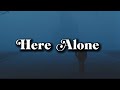 Sik World Here Alone Lyrics mp3