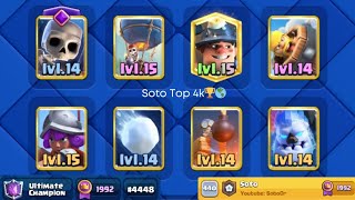 2.9 Balloon Cycle 💣 ( Best balloon deck 🎈) Top 4k In the world 🌎🏆 Early Season push