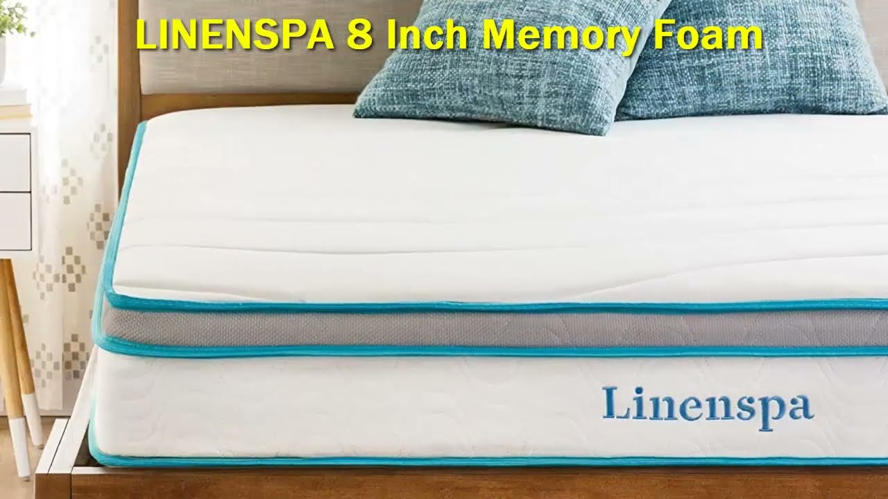 LINENSPA 8 Inch Memory Foam Review 2023