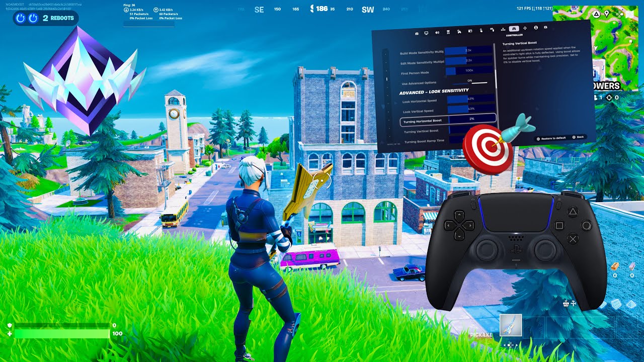 *NEW* BEST CONTROLLER SETTINGS FOR AIMBOT & PEICE 🎯🧩 + UNREAL RANKED ...