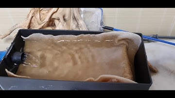 Vải địa kỹ thuật làm túi lọc nước hồ cá, không cần men gương.