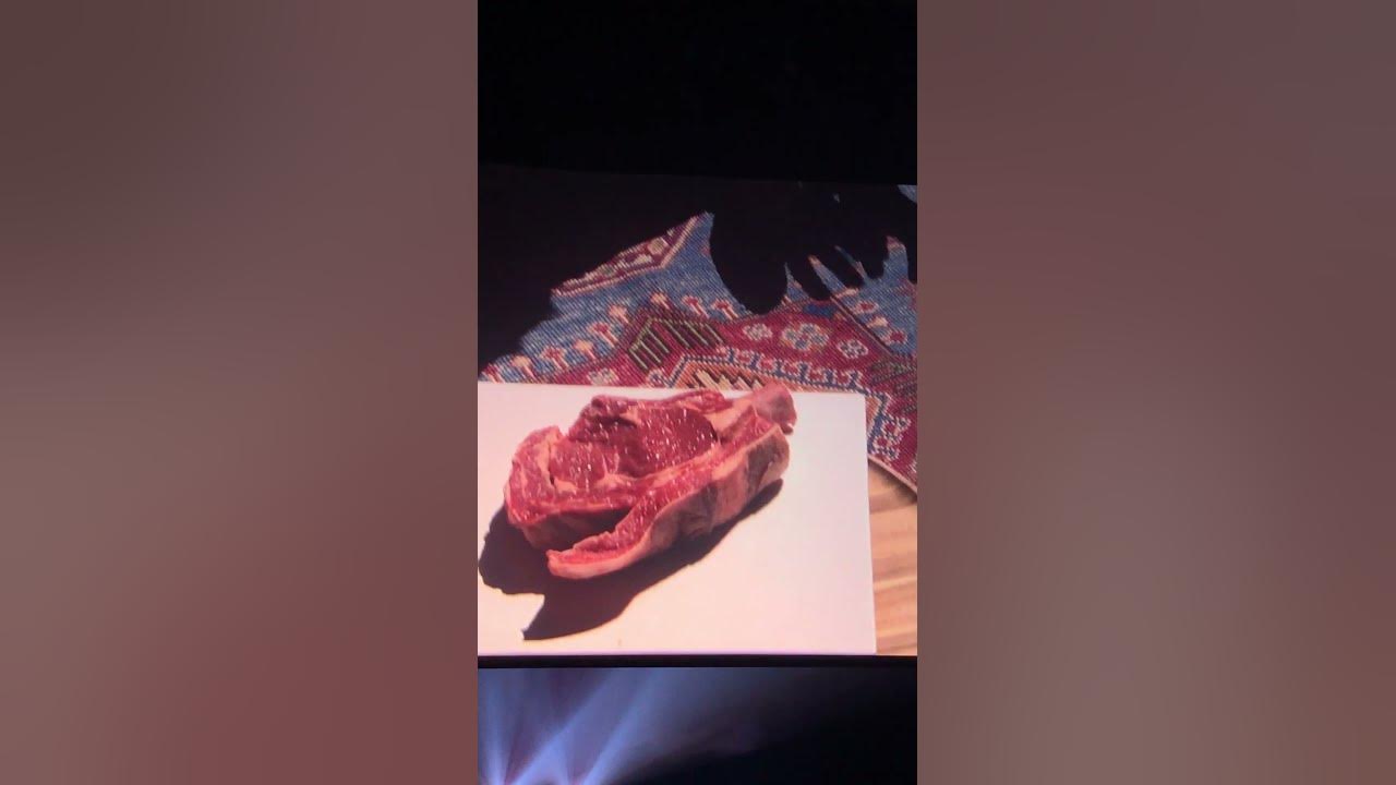 Matty healy eating raw meat on stage 1975 at their very best