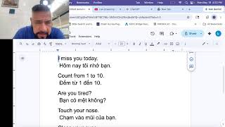 5 18 26 TRYING TO GET BACK TO ONLINE TEACHING. SPECIAL SESSION FOR MY FRIEND NHIEN