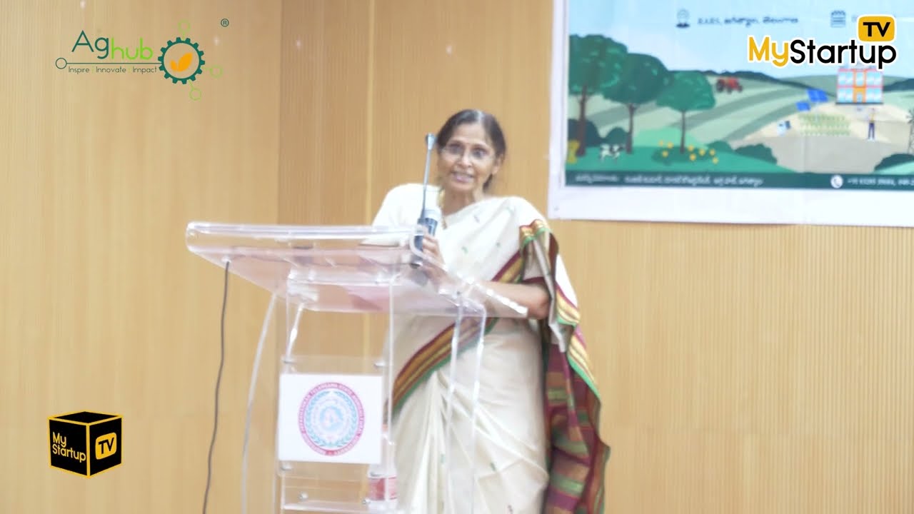 Dr. R. Kalpana Sastry,  MD,  AgHub at the launch of AgHub Rural Innovation Spoke, Jagtial.