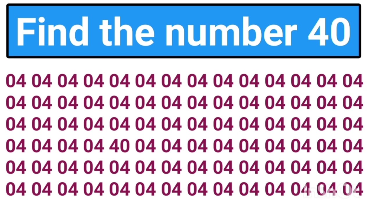 Find the Hidden Number Before Time Runs Out ⏱️ | Viral Puzzle