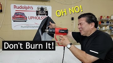 Heat Gun Tips for Upholstery: Avoid This Beginner Mistake!