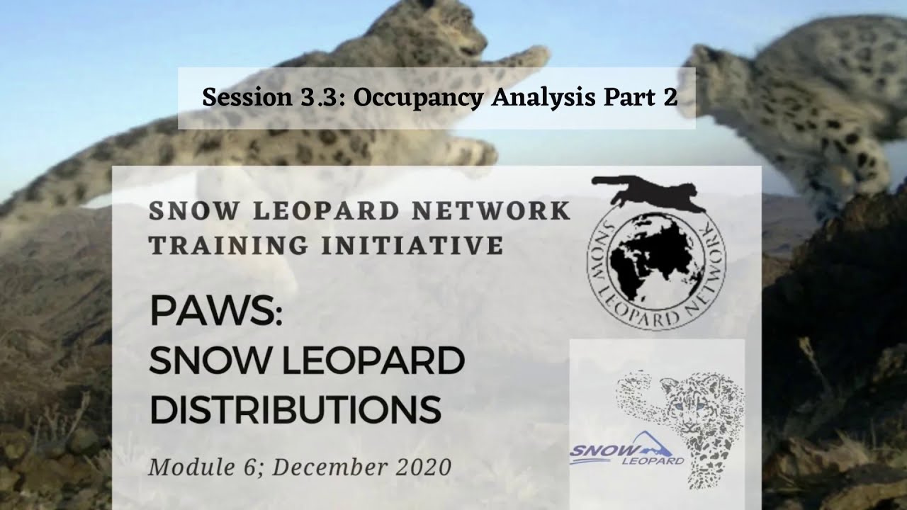 Module 6 - Session 3.3: Occupancy Analysis Part 2 - YouTube