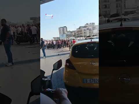 مشاهد غارة إسرائيلية تستهدف قيادياً في فيلق القدس بلبنان