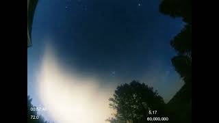 Night sky above Helena MT 20260603