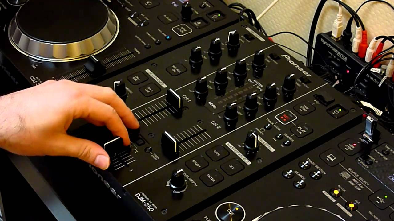 Pioneer DJM350 録音機能搭載 2ch DJミキサー DJM-350 (archived) 録音機能搭載 2ch DJミキサー (black