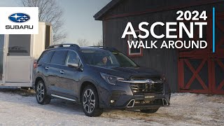 2024 Subaru Ascent Walk Around – The midsize 3-row SUV for family-sized adventures