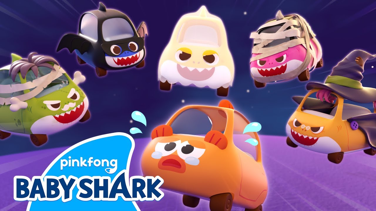 Spooky Shark Family Monster Car Vroom Vroom Baby Shark s Toy Car spooky-shark-family-monster-car-vroom-vroom-baby-shark-s-toy-car