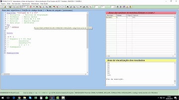 Aula 4 - Visual Alg G  - Contar de 0 a 100 usando Enquanto