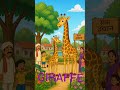 G for Giraffe #shorts #learning #alphabet #kids #preschool #abcteaching #abcdlearning