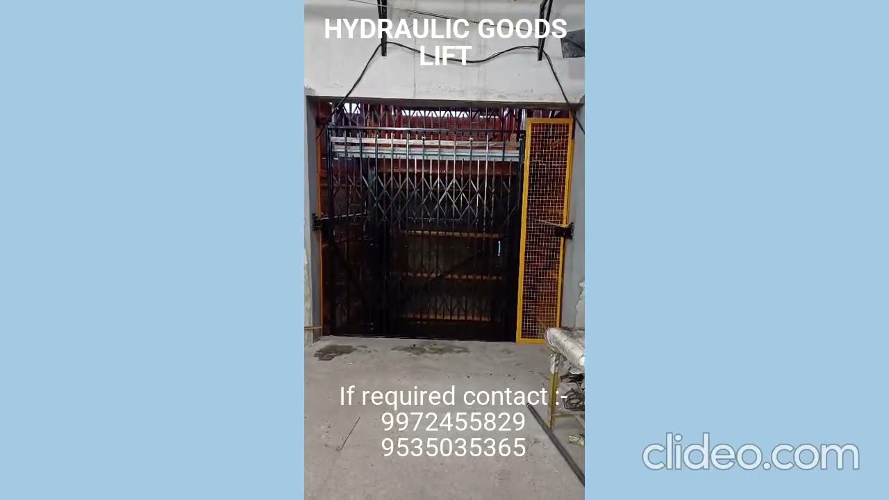 HYDRAULIC GOODS LIFT | 1.0TON CAPACITY | MANUFACTURER
