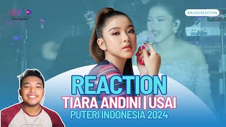 Reaction Tiara Andini | USAI | Puteri Indonesia 2024