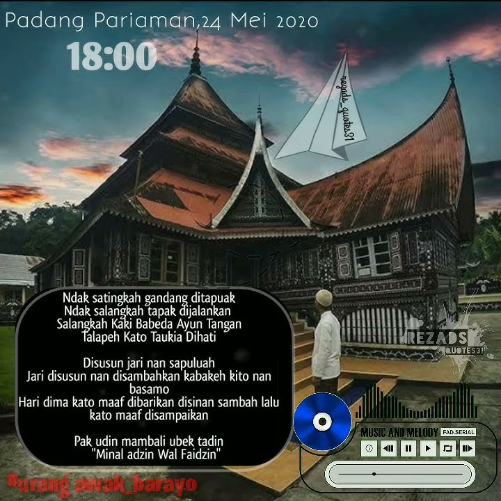 Salam barayo dari minang kabau'kintani'lagu minang populer,story wa