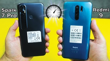 Tecno Spark 7 Pro vs Redmi 9 - SPEED TEST⚡