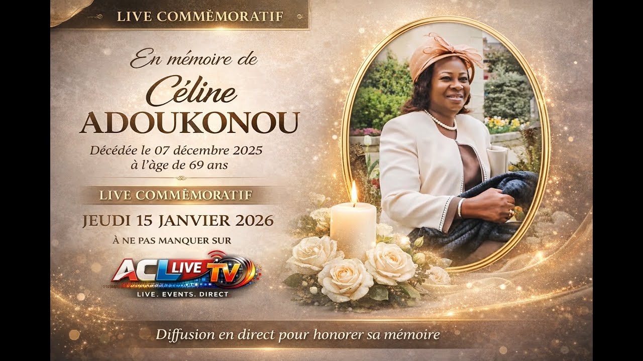LIVE COMMEMORATIF en mémoire de Céline ADOUKONOU