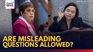 Are misleading questions allowed Ferrer, Kapunan, clash | GMA News
