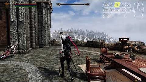 SKYRIM Dual Wield Combo Animation / 스카이림 쌍수 콤보 모션