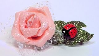 welcome spring ladybug pin
