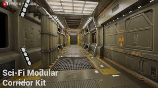 Sci-Fi Modular PCG corridor kit (HC NFS)