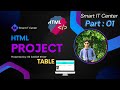 Table Create for using HTML Bangla Video || Smart it center