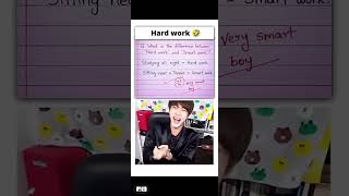 Smart work🤔 #hard work #smart work #mrbeast #funny #foryou #memes #question #answer #good video