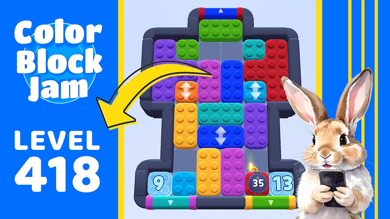 Color Block Jam Level 418 Solution Walkthrough - YouTube