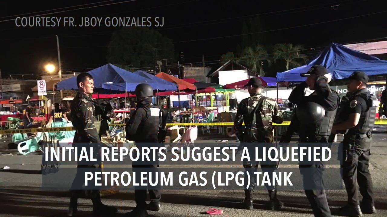 Explosion hits Davao night market