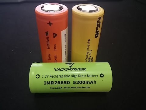 Video: ¿Cuál es la mejor batería 26650 para vapear?