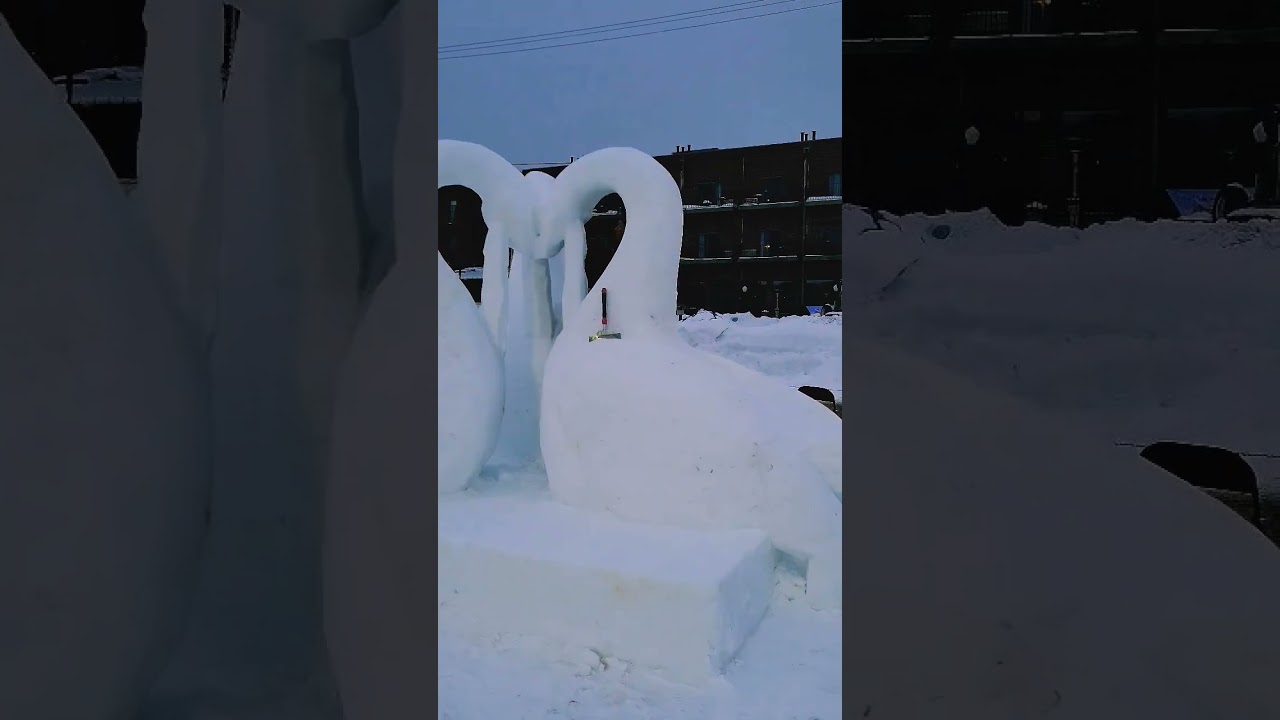 The Gathering Snow Sculpture