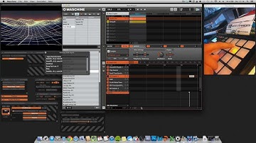 Tutorial - Maschine Mikro triggers VJ software (coge)